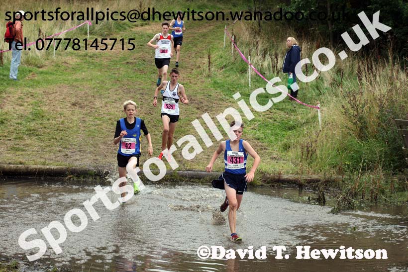 Boys under-15s, Start Fitness North Eastern Harrier League, Tanfield, County Durham. Photo: David T. Hewitson/Sports for All Pics